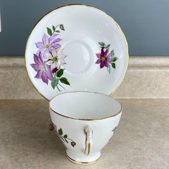 Delphine Budding Blooms Fine Bone China Tea Cup A - Picture 4 of 9